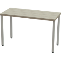 Стол письменный Ингар 1/ТТ 120x75x55, дуб беленый/белый ГУД ЛАКК