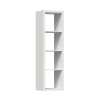 Книжный шкаф ikea Стеллаж ФОРА / KALLAX КАЛЛАКС 4 с четырьми открытыми ячейками, цвет белый, ИКЕА
