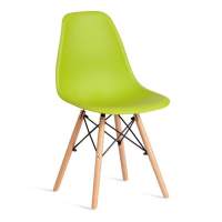 Стул CINDY (EAMES) (mod. 1801) / 1 шт. в упаковке дерево бук/металл/сиденье пластик, 45x51x82 см, Olive (оливковый)