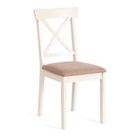 Стул Стул Гольфи 2/ Golfi 2 дерево гевея, 45*51*94, ivory white, ткань кор.-зол. (1505-9) (Комплект из 2 шт.)