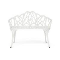 Скамья Secret De Maison Strauss (Штраус) алюминиевый сплав, 99хх56х76см, butter white