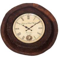 Часы Secret De Maison PLATE ( mod. FS-1371) дерево манго, 53х15х53см, античный коричневый