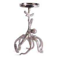 Подсвечник Secret De Maison OCTOPUS2 ( mod. 3933 ) алюминиевый сплав, 17x16,5x25,5 см, никель/nickel antique