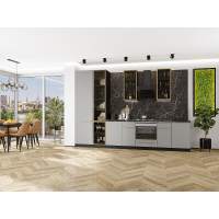 Кухня Фьюжн-08 Silky Light Grey