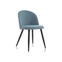 Gabi 1 light blue / black Стул на металлокаркасе