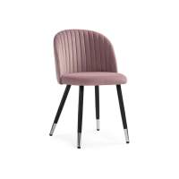 Gabi light purple / black Стул на металлокаркасе