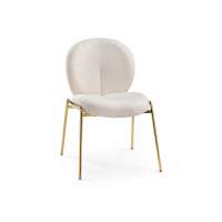 Стул Стул на металлокаркасе Kalipso 1 white / gold